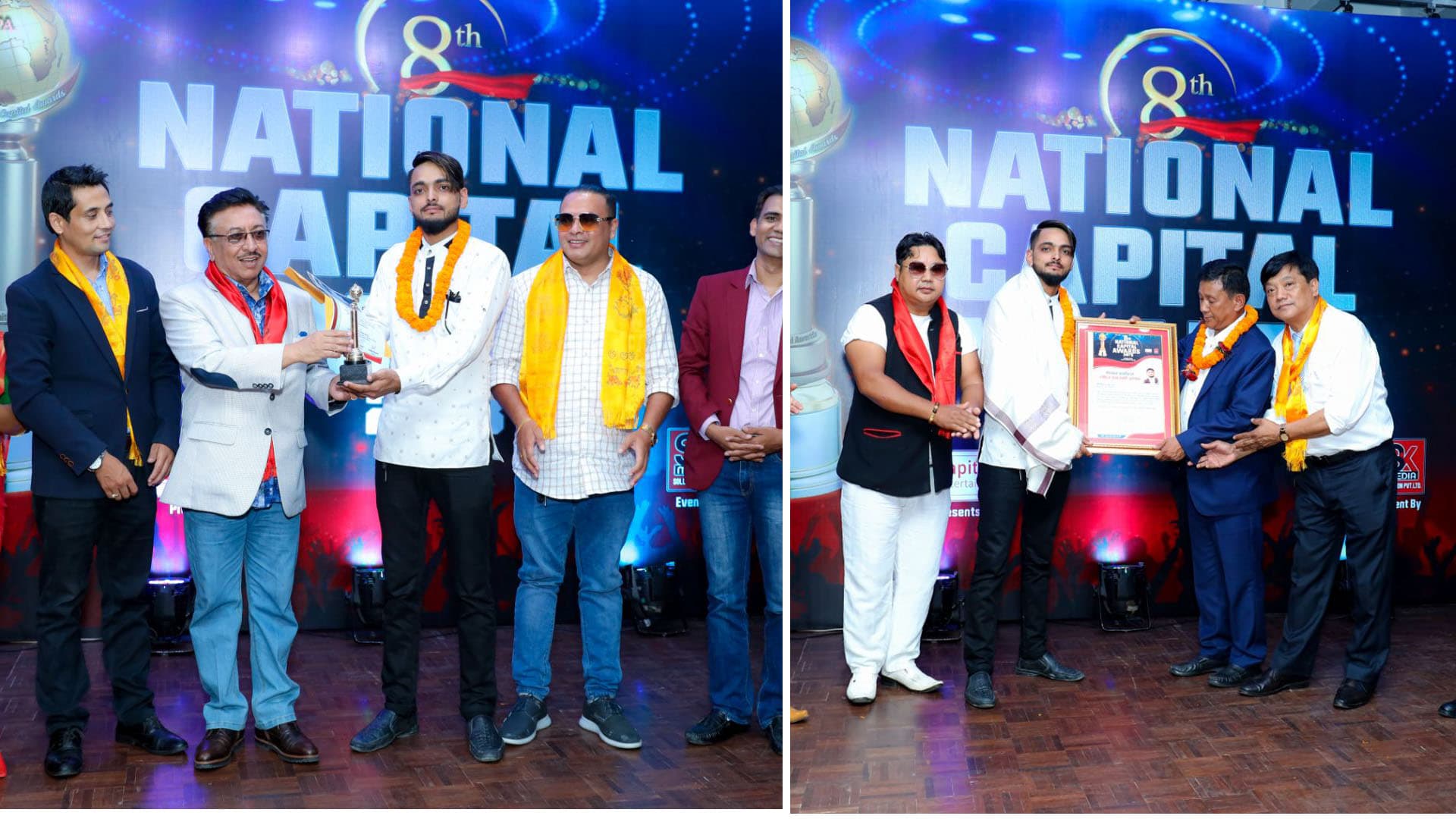 National Capital Award for Best Lyricist to Niroj Bhatta