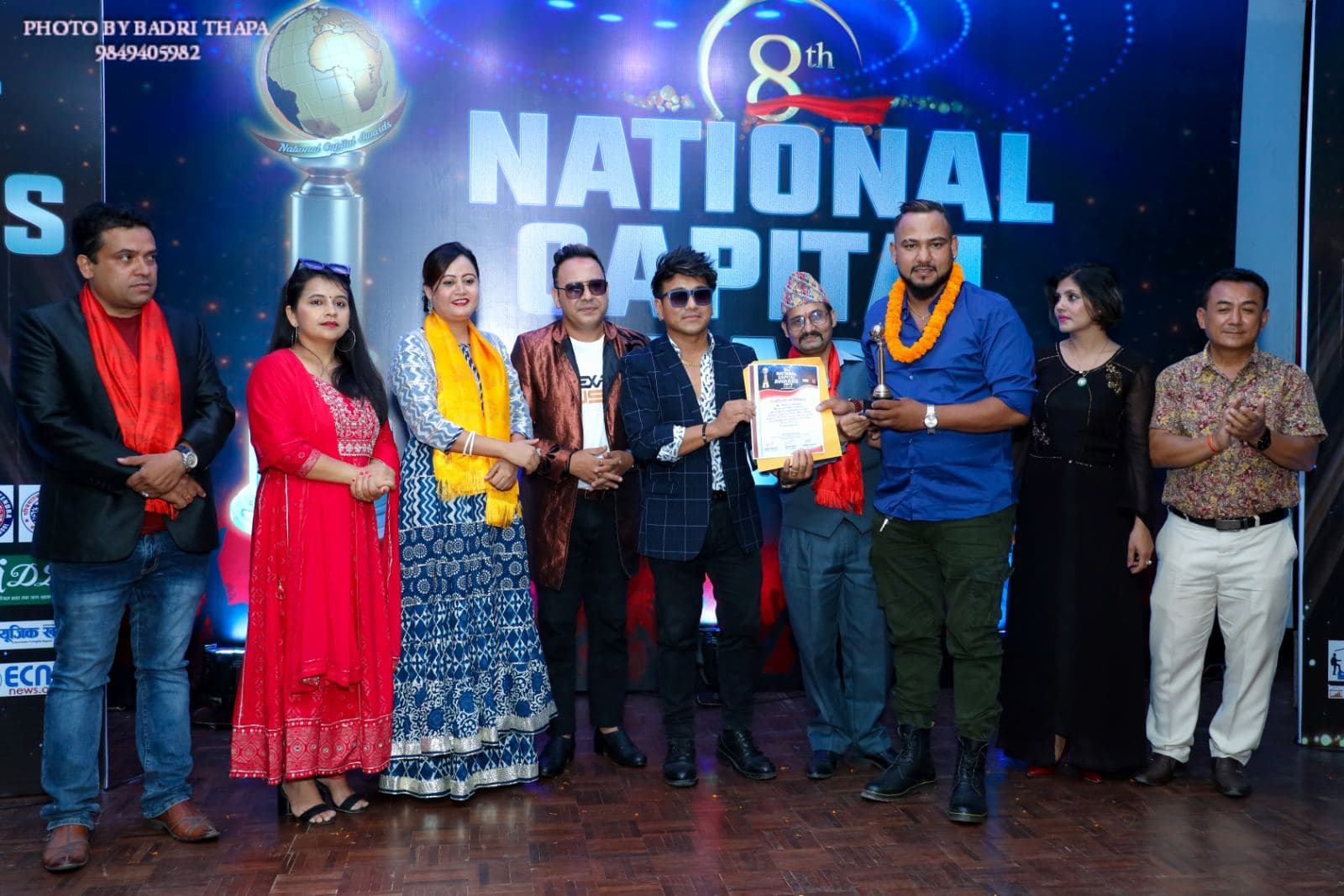 Award for Popular Lyricist to lyricist Ramesh Pariyar